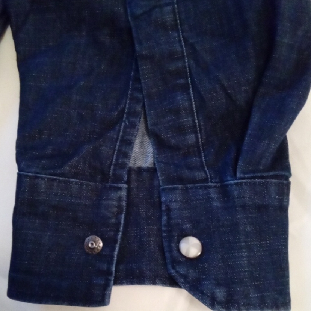 Men's Casual Button Down Shirt - Dark Blue - Picture 7 of 14